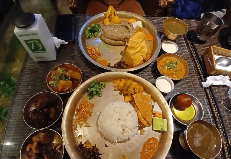 The Comfort of a Traditional Nepali Thali